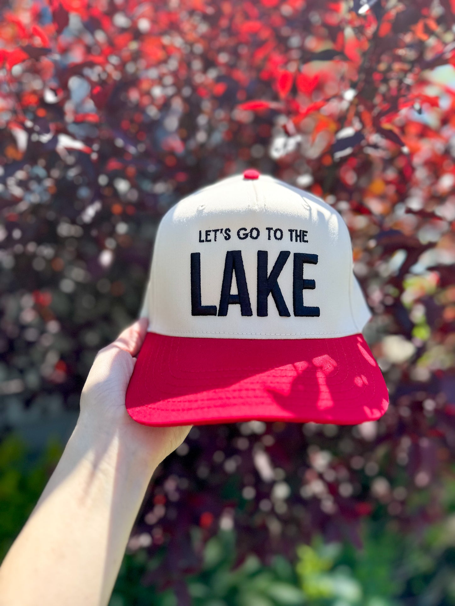 Let’s Go To The Lake Trucker Hat