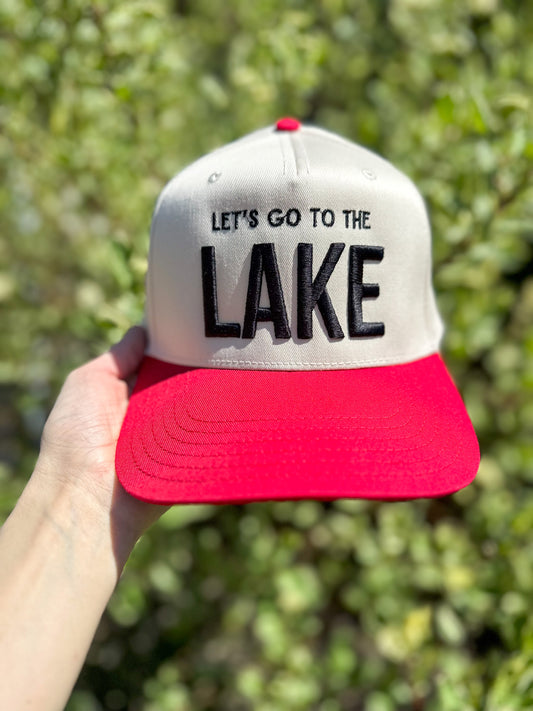 Let’s Go To The Lake Trucker Hat