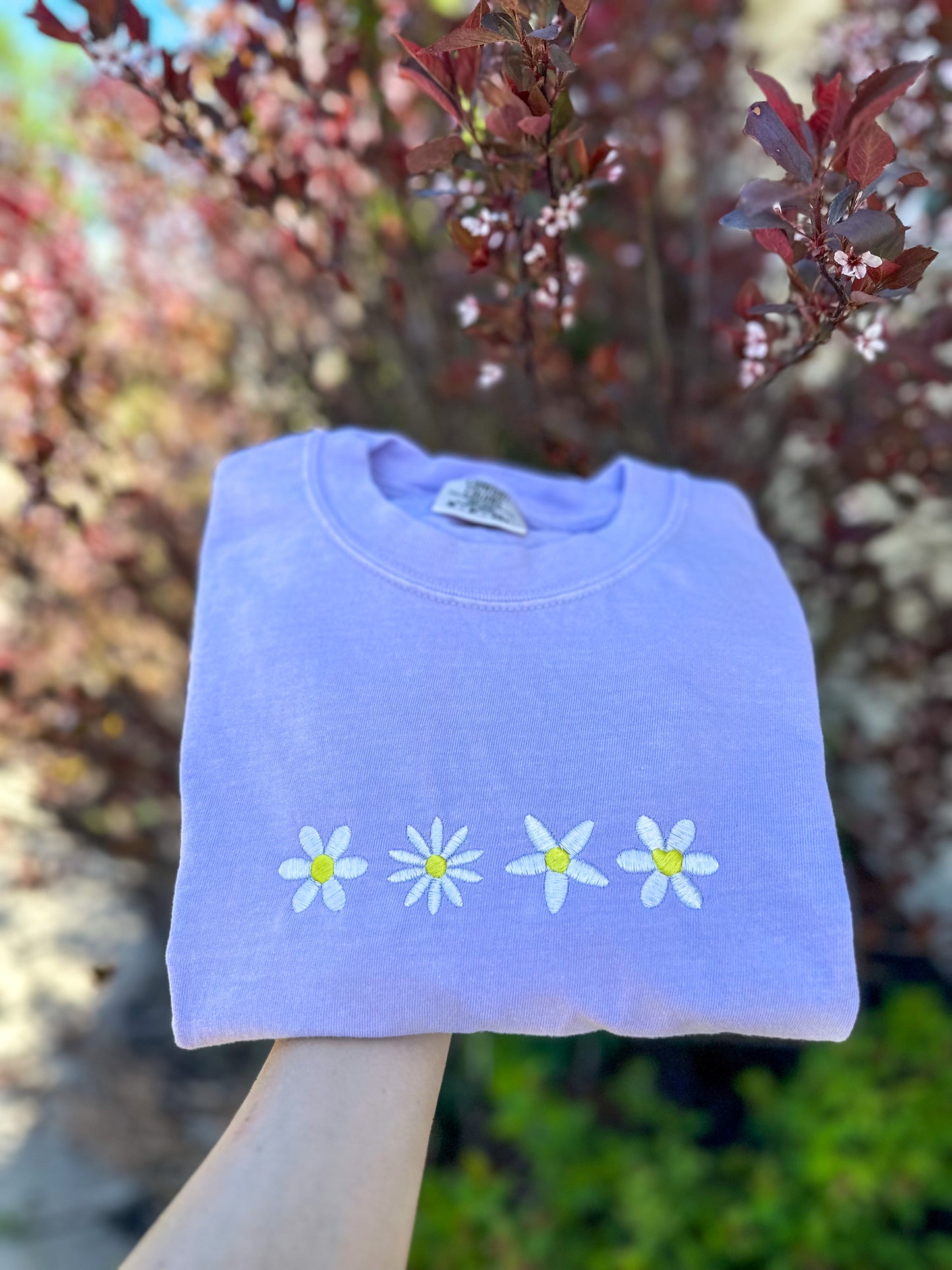 Daisy Embroidered T-Shirt