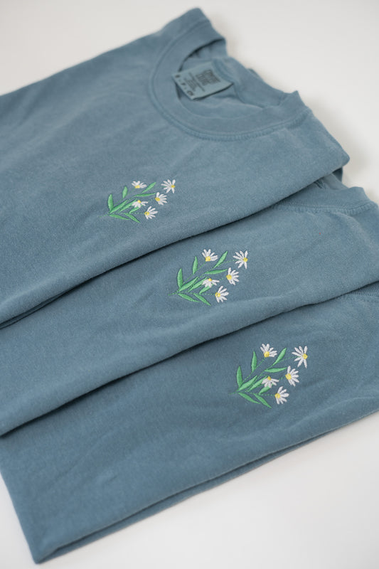 Floral Embroidered T-Shirt